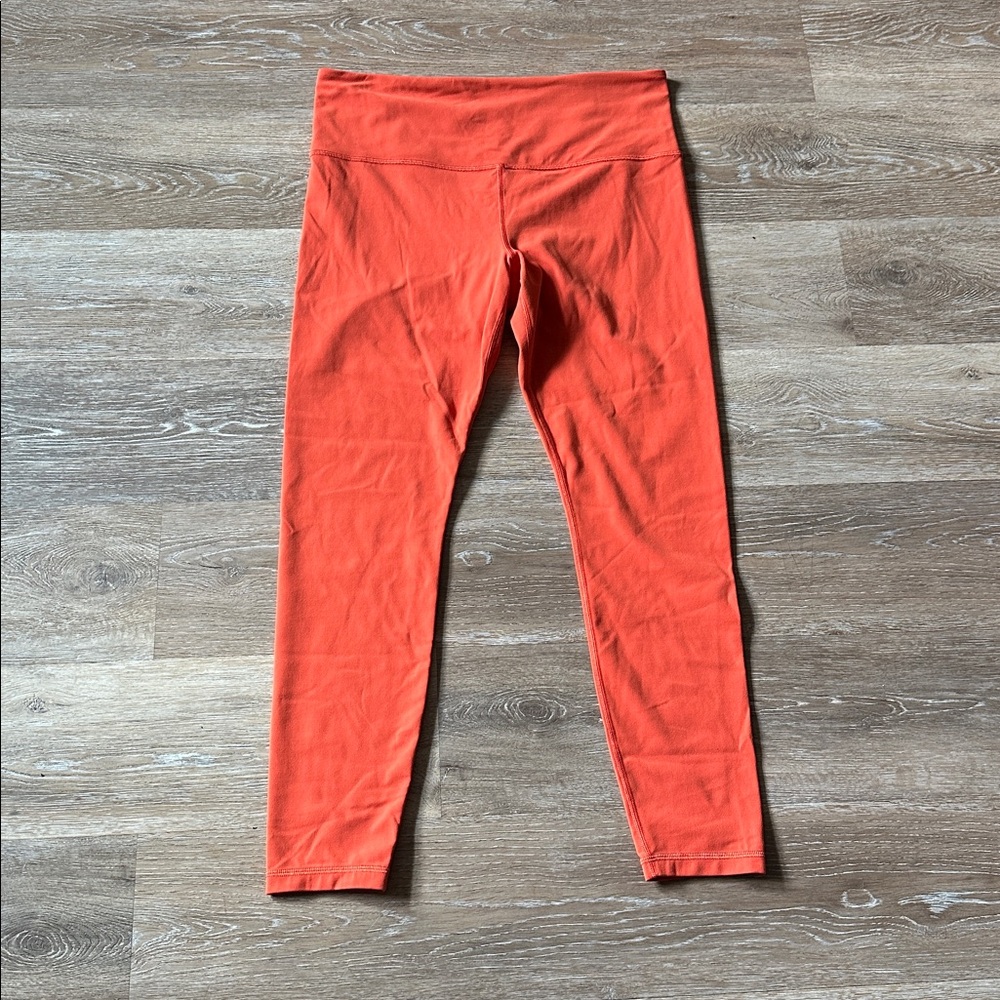 Athleta Bright Orange Leggings - Picture 2 of 8